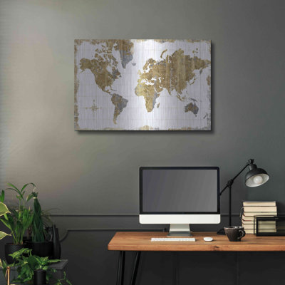 «Gilded Map» par Wild Apple Portfolio
