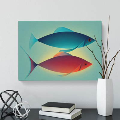 XXX-H1022-WF-9387X Unbelievable Fish - Wrapped Canvas Print