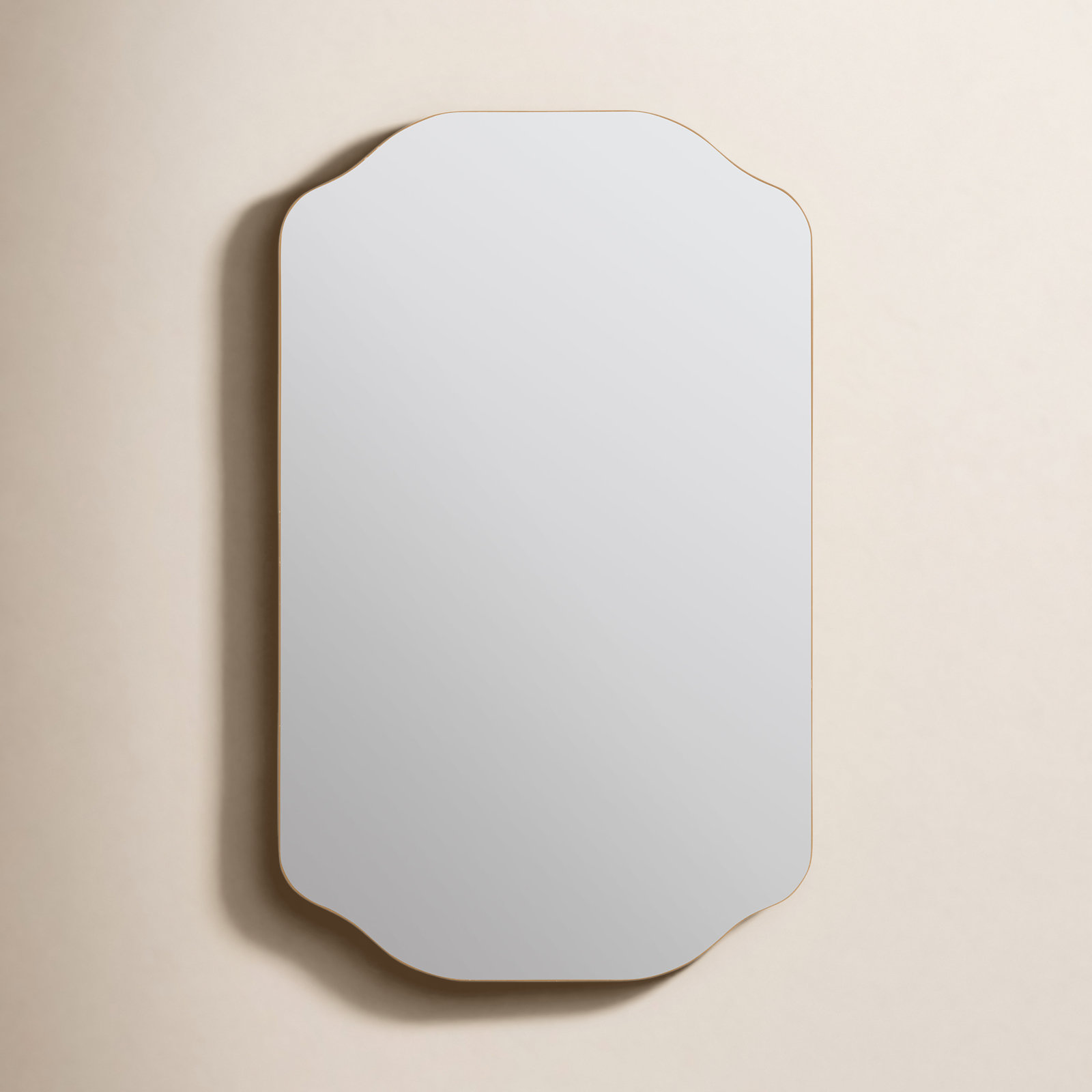 Eaton Medicine Cabinet, Recess and Surface Mount, Gold