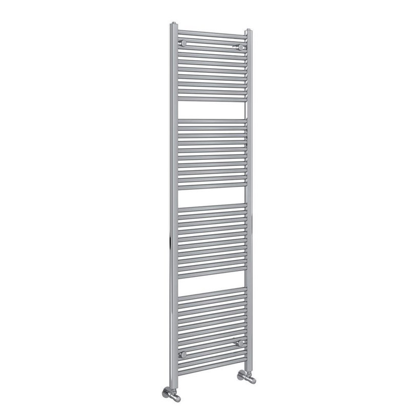 Straight Towel Rail Heated Towel Rails, 180cm H x 40cm W x 3cm D, Chrome