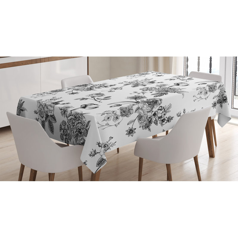 Ambesonne Mixed Tablecloth, 70" x 52"