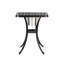 Table bistro en cuivre noir coulé avec rangement pour boissons glacées, seau à glace antirouille de 21 po x 25 po, 20,46 po 25,19 po