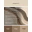 Tapis beige moelleux moelleux et moderne au look rétro rustique - reliure beige-1321535539