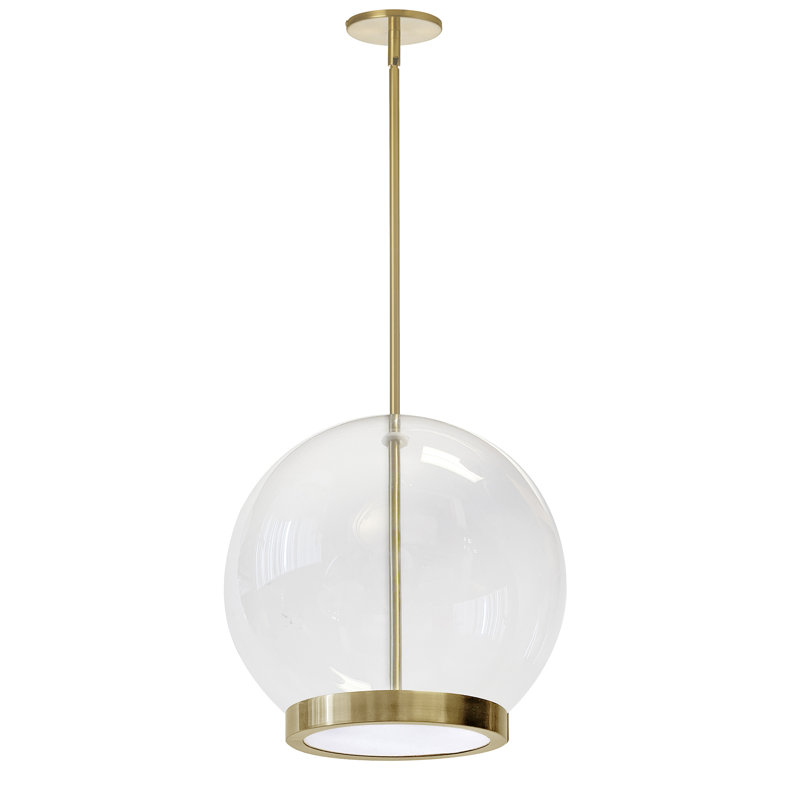 Luminaire suspendu Hennebery, Laiton vieilli