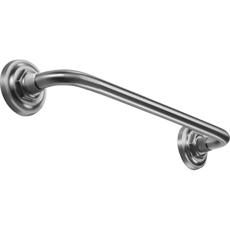 Descanso Bath Hand Towel Bar, Antique Brass Flat