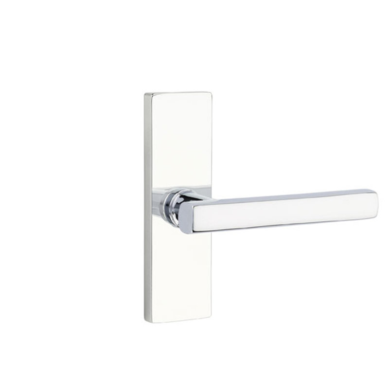 Privacy (Bed & Bath) Door Lever, Right, Bright Chrome