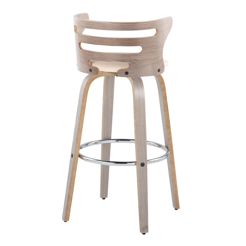 Tabouret de bar Mid-Century, Frêne clair