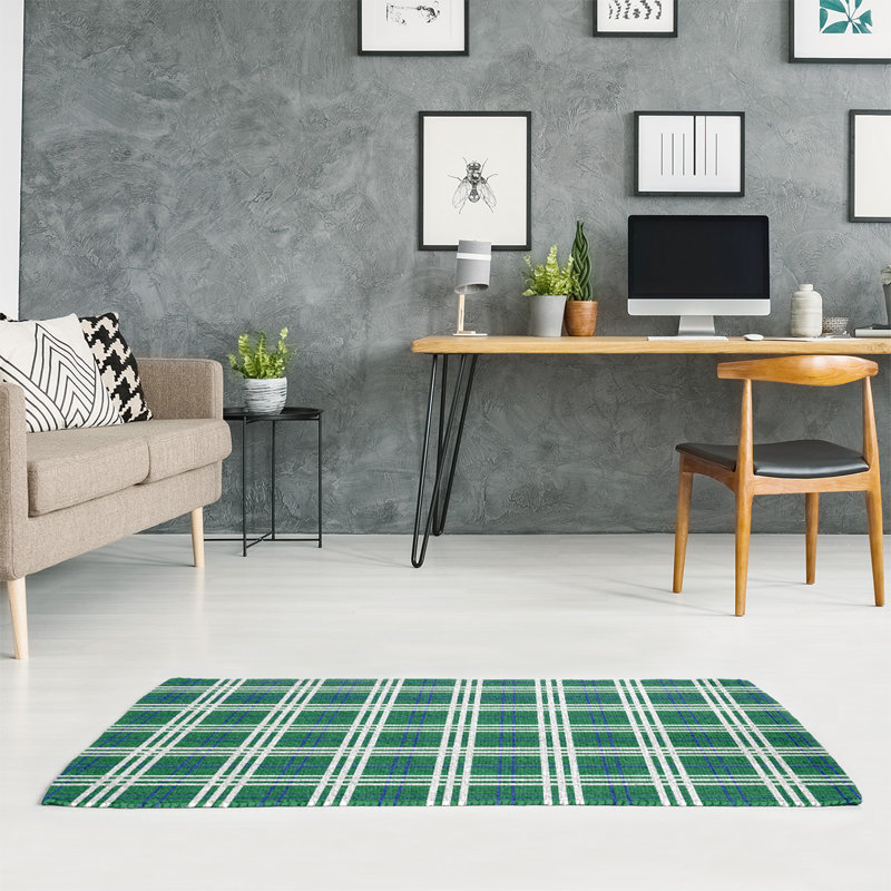 Plaid Indoor Rug, Rectangle 3' x 5'