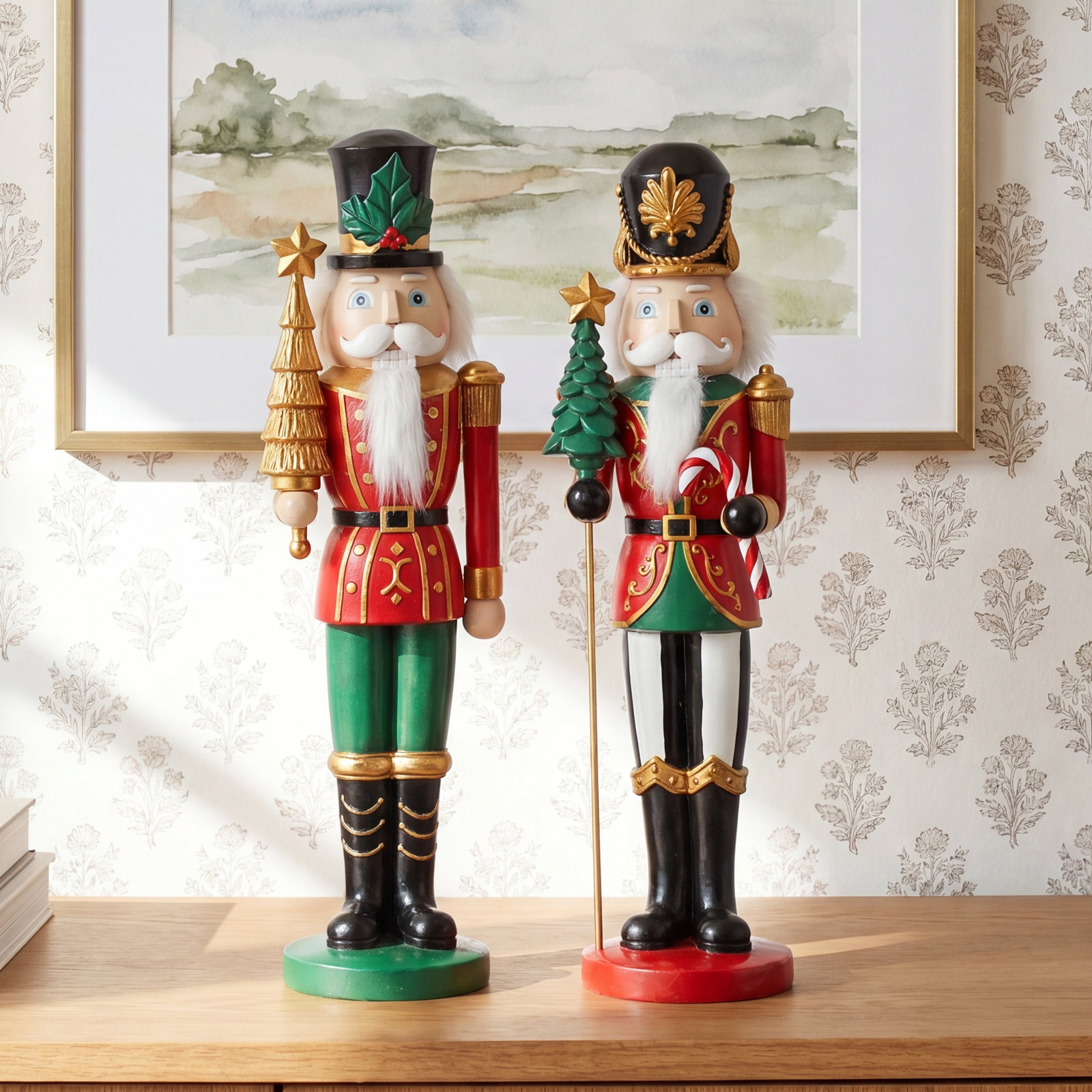 2-Piece Royal Nutcracker Figurine Set