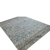 Contemporary Wool Silk Blend Rug