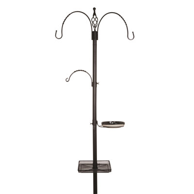 Pole Decorative Bird Feeder