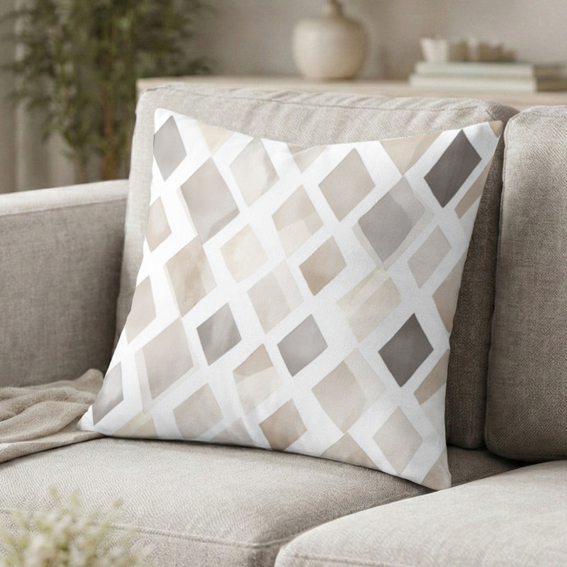 Coussin décoratif moderne Modern, H 20 po x l 20 po