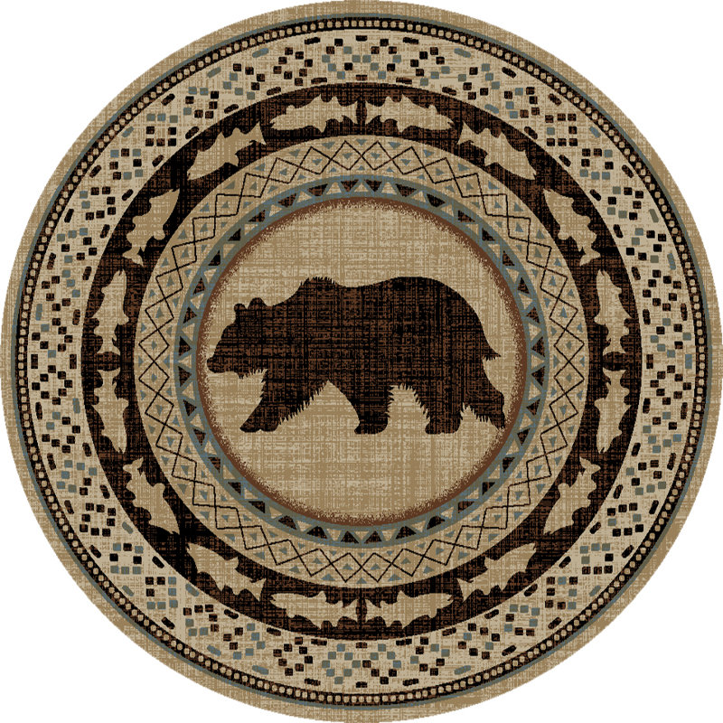 Ila Southwestern Indoor Rug,  Round 7'10"