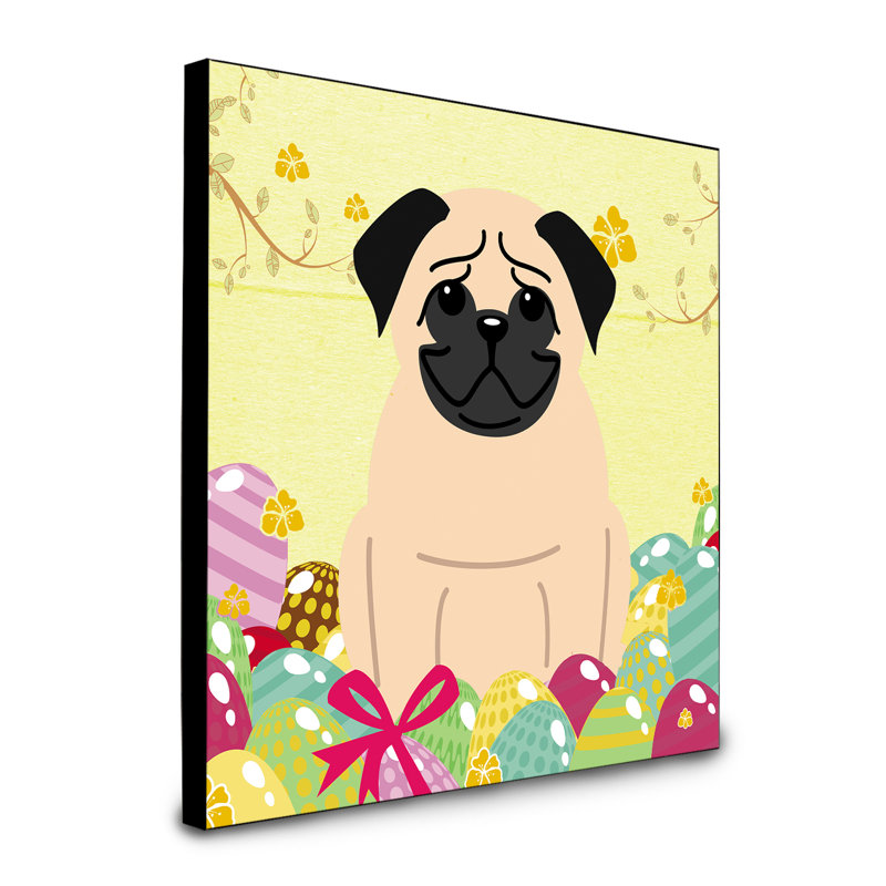 Panneau mural d’art œufs Sentire, Fug Pug