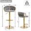 Christal Cerelly Height Adjustable Swivel Bar Stool-1859030425