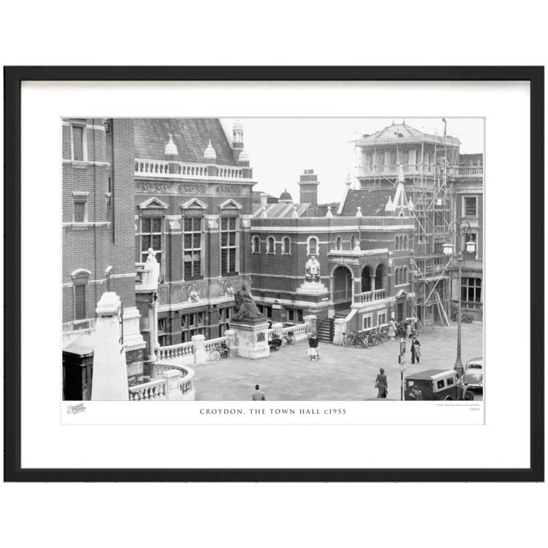 Croydon, The Town Hall C1955 by Francis Frith - Single Picture Frame Print, 60cm H x 80cm W x 2.3cm D