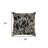 Black Cream Impressionistic Branch Throw Pillow