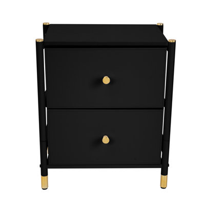 18.11'' W Metal Nightstand
