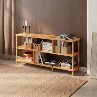 Solid Wood Short Bookcase