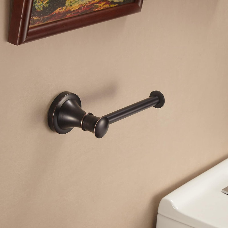 Bronze Toilet Paper Holder,Bathroom Hand Towel Holder,Oil Rubbed Towel Ring Wall Mount Tissue Roll Paper Hanger ORB Bath Accessories Farmhouse Towel Rack