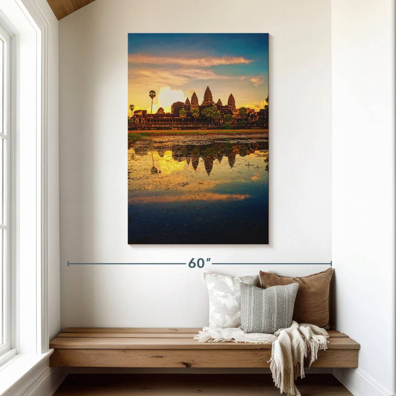 Adella Angkor Wat, 48" H x 32" W