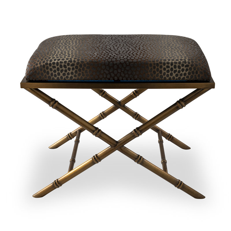 Lauderdale Nickle Forest Bench, Brown/Beige