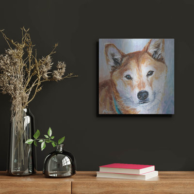 Red Barrel Studio® 'Must Love Dogs Shiba Inu' by Lindsay Kivi Metal Wall Art