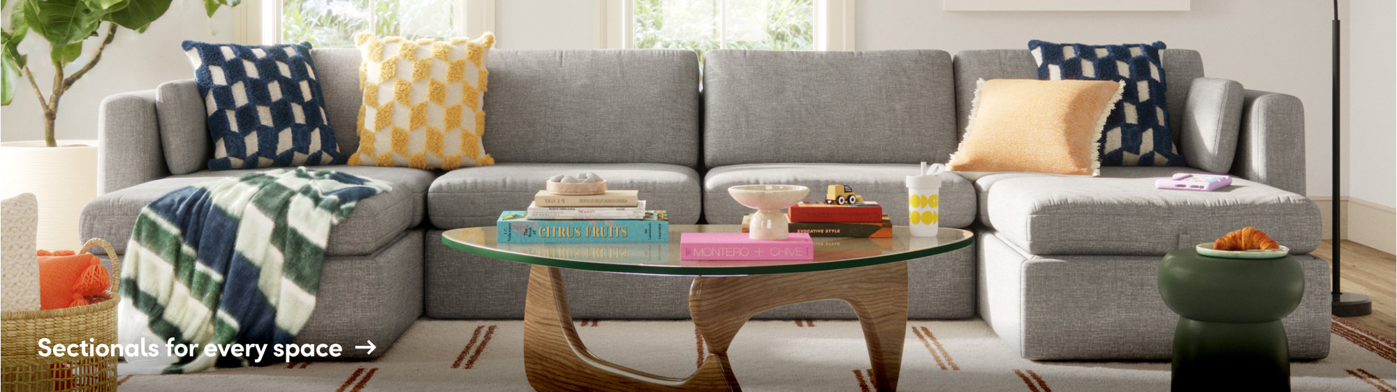 Sectionals for every space