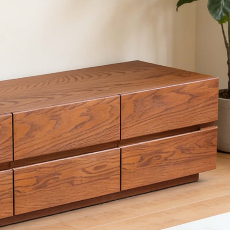 Meuble télé au sol avec grand rangement, L 70,86 po
