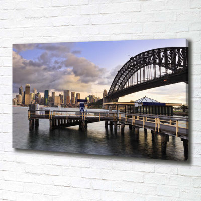 Bridge In Sydney - Wrapped Canvas Print