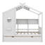 Lit en bois avec tiroirs et tablette de rangement-313605934-313605921