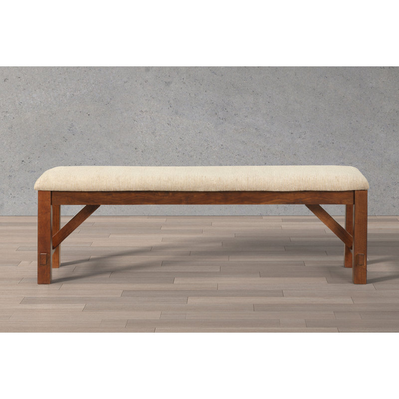 Banc de salle à manger en bois massif Karven
