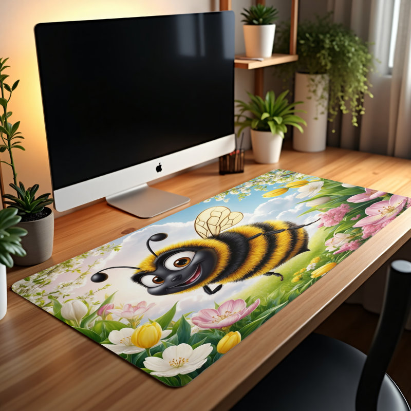 Polyester Desk Pad, 23.6x13.8