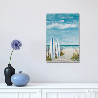 Cloudy Day In Paradise II by Julie Derice - Painting on Canvas