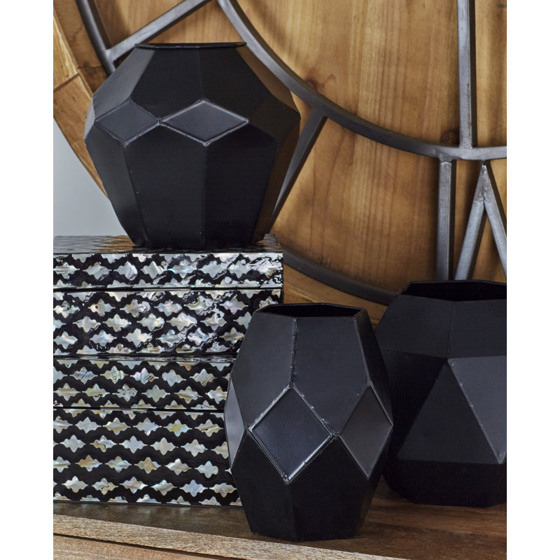 Ensemble de 3 vases de table