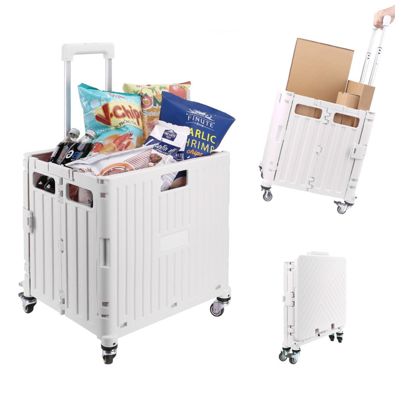 43cm H x 38cm W Utility Cart, White