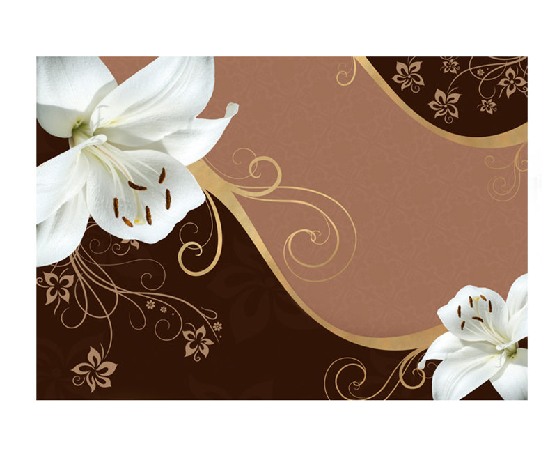 Self Consciousness Wallpaper Mural, 210cm L x 300cm W, Brown