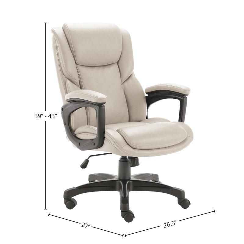 Ariko Office Chair, Tan, Grand Slam Ivory