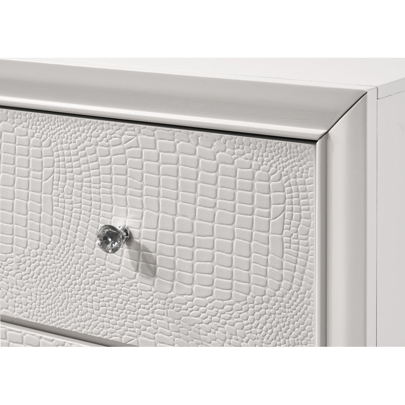 Ensemble de chambre à coucher de luxe à panneau tapissier avec motif capitonné avoine, 3 pièces, Lit simple
