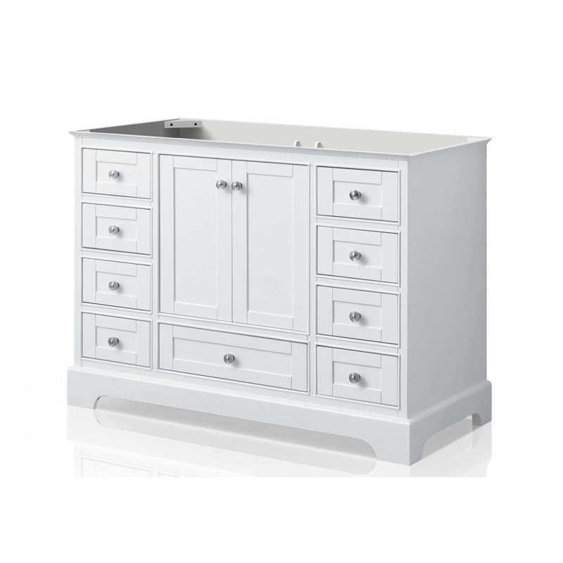 47.13'' Single Bathroom Vanity Base Only, White
