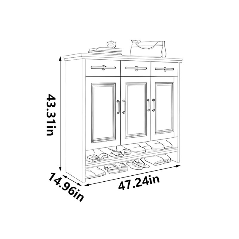 Rangement pratique pour chaussures, Ivoire ivoire