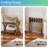 Foldable Bamboo Luggage Rack Set of 2-117987366