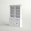 Bridie Storage Bookcase 86.61" H x 57.09" W-93925594
