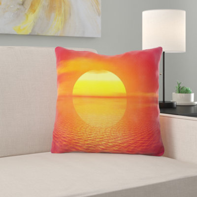 Coussin coucher de soleil