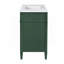 Meuble-lavabo de salle de bain avec lavabo supérieur, meuble de rangement moderne avec 2 tiroirs et un tiroir basculant, meuble-lavabo simple