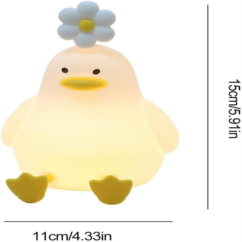 Lampe de chevet pour chambre à coucher en silicone