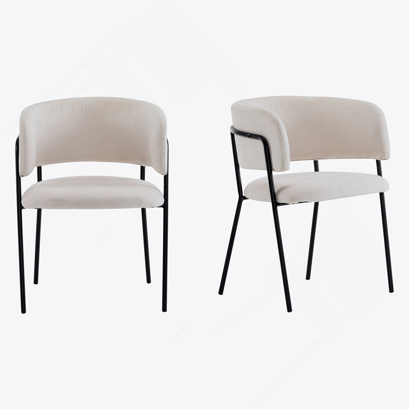 Ensemble de 2 chaises de salle à manger rembourrées Modern