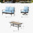 4-person Front Porch Furniture Set With Swivel Lounge Chairs-669934597