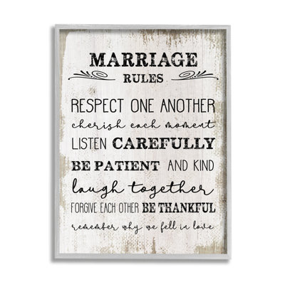 « mariage rules », art de texture