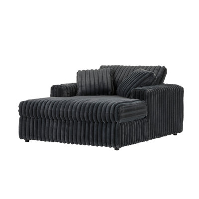 Algona Oversized Cuddle Chaise, With Cup Holders by Mercer41
